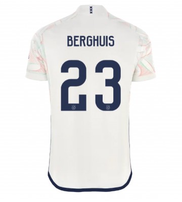 Maillot de foot Ajax Steven Berghuis #23 Extérieur 2023-24 Manches Courte